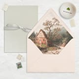 "A7 Envelope Liners // Creekside Mill (Set of 25)" - Envelope Liners in multicolorassorted-colors by Clover and Lamb