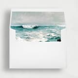 "Crashing Ocean Waves Liner | Set of 25 Square Envelope Liners" - Envelope Liners in multicolorassorted-colors by Nikki Turner