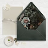 "A7 Fine Art Envelope Liners // Fruits + Flowers (Set of 25)" - Envelope Liners in green by Clover and Lamb
