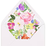 "Summer Bouquet Envelope Liners | Set of 25 | For A7 envelopes" - Envelope Liners in multicolorassorted-colors by Papel Custom Design