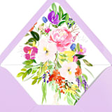 "Summer Bouquet Envelope Liners | Set of 25 | For A7 envelopes" - Envelope Liners in multicolorassorted-colors by Papel Custom Design
