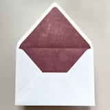 "A7 Envelope Liners Fresco Texture in Ruby Red for Euro Flap Envelopes | Pack of 10" - Envelope Liners in red by Renée Stramel