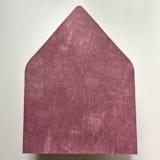 "A7 Envelope Liners Fresco Texture in Ruby Red for Euro Flap Envelopes | Pack of 10" - Envelope Liners in red by Renée Stramel