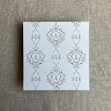 "grace floral mocha envelope liner for A7 square flap envelope | pack of 10" - Envelope Liners in brown by Ivory Invitations