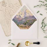 "The Mountains are Calling | Set of 25 Euro Envelope Liners" - Envelope Liners in multicolor by Nikki Turner