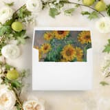 "Sunflower Fine Art | Set of 25 Envelope Liners" - Envelope Liners in yellow by Nikki Turner