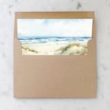 "A7 Envelope Liners Beach Dunes Square Flap (set of 10)" - Envelope Liners in multicolor by Design by Laney