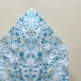 "A7 Envelope Liners Speckled Symmetry in Blue Green for Euro Flap Envelopes | Pack of 10" - Envelope Liners in blue by Renée Stramel