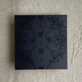 "Versailles Nocturne Black envelope liner for A7 square flap envelope | pack of 10" - Envelope Liners in black by Ivory Invitations