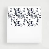 "Navy Print Liner | Set of 25 Envelope Liners" - Envelope Liners in blue by Nikki Turner