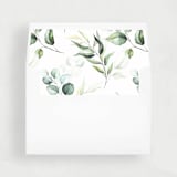 "Full Greenery Liner | Set of 25 Envelope Liners" - Envelope Liners in green by Nikki Turner