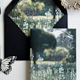 "A7 euro flap Wildflower Vintage Envelope Liners | Set of 10" - Envelope Liners in multicolor by Eva Friesen