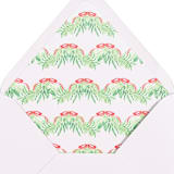 "Costal Christmas Envelope Liners | Set of 25 | For A7 envelopes" - Envelope Liners in multicolorassorted-colors by Papel Custom Design
