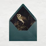 "A7 Fine Art Envelope Liners // Peaceful Owl (Set of 25)" - Envelope Liners in brown by Clover and Lamb