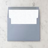 "A7 Envelope Liners Blue Waves Square Flap (set of 10)" - Envelope Liners in blue by Design by Laney