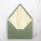 "A7 Envelope Liners Holiday Gold Stripes (set of 10)" - Envelope Liners in gold by Design by Laney