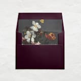 "A7 Fine Art Envelope Liners Square Flap // Midnight Bloom (Set of 25)" - Envelope Liners in white by Clover and Lamb