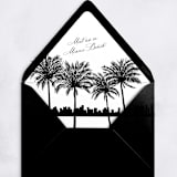 "Miami Beach Skyline Envelope Liner with custom text/saying | Set of 10 | For 5x7 Minted Square Flap Envelope" - Envelope Liners in white by Kimee Meyer