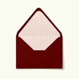 "Pink Stripes Envelope Liner | Set of 10" - Envelope Liners in pink by Paper Haven