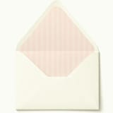 "Pink Stripes Envelope Liner | Set of 10" - Envelope Liners in pink by Paper Haven