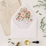 "Spring Dutch Floral  Liner | Set of 25 Euro Envelope Liners" - Envelope Liners in multicolor by Nikki Turner