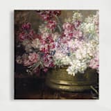 "Romantic Blush & Burgundy Oil Painting| Set of 25 Wedding Envelope Liner" - Envelope Liners in purple by Nikki Turner