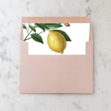 "A7 Envelope Liners Lemon Tree Square Flap (set of 10)" - Envelope Liners in yellow by Design by Laney