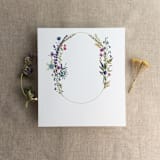 "Colorful English botanical garden floral for A7 square flap envelope | pack of 10" - Envelope Liners in multicolor by Ivory Invitations