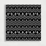 "Yuletide Sweater Joy: Christmas Envelope Liners | Set of 25" - Envelope Liners in black by Nikki Turner