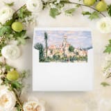 "Watercolor Fine art Palace| Set of 25 Envelope Liners" - Envelope Liners in multicolor by Nikki Turner
