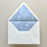"A7 Envelope Liners Fresco Texture in Arctic Blue for Euro Flap Envelopes | Pack of 10" - Envelope Liners in blue by Renée Stramel