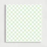 "Light Green and White Checkered Liner | Set of 25 Square Envelope Liners" - Envelope Liners in multicolor by Nikki Turner
