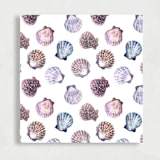 "Irredescent Seashell Liner | Set of 25 Square Envelope Liners" - Envelope Liners in multicolorassorted-colors by Nikki Turner