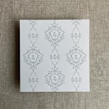 "grace floral dusty sage envelope liner for A7 square flap envelope | pack of 10" - Envelope Liners in green by Ivory Invitations