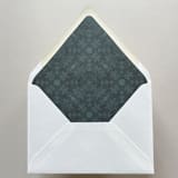 "A7 Envelope Liners Isabella in Deep Green for Euro Flap Envelopes | Pack of 10" - Envelope Liners in green by Renée Stramel