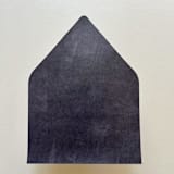 "A7 Envelope Liners Fresco Texture in Ebony for Euro Flap Envelopes | Pack of 10" - Envelope Liners in black by Renée Stramel