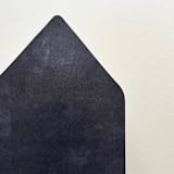 "A7 Envelope Liners Fresco Texture in Ebony for Euro Flap Envelopes | Pack of 10" - Envelope Liners in black by Renée Stramel