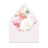 "Soft Blooms Envelope Liners | Set of 25 | For A7 envelopes" - Envelope Liners in multicolorassorted-colors by Papel Custom Design