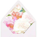 "Soft Blooms Envelope Liners | Set of 25 | For A7 envelopes" - Envelope Liners in multicolorassorted-colors by Papel Custom Design