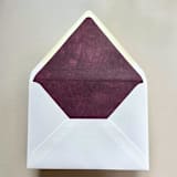 "A7 Envelope Liners Fresco Texture in Burgundy Red for Euro Flap Envelopes | Pack of 10" - Envelope Liners in red by Renée Stramel