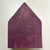 "A7 Envelope Liners Fresco Texture in Burgundy Red for Euro Flap Envelopes | Pack of 10" - Envelope Liners in red by Renée Stramel