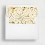 "Leaves from Nature | Set of 25 Envelope Liners" - Envelope Liners in yellow by Nikki Turner