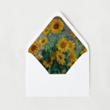 "Sunflower Fine Art | Set of 25 Euro Envelope Liners" - Envelope Liners in multicolor by Nikki Turner