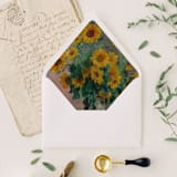 "Sunflower Fine Art | Set of 25 Euro Envelope Liners" - Envelope Liners in multicolor by Nikki Turner