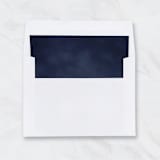 "Navy Velvet Envelope Liners for 5 x 7 Cards (Set of 10)" - Envelope Liners in blue by Caroline Russo