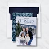 "Navy Velvet Envelope Liners for 5 x 7 Cards (Set of 10)" - Envelope Liners in blue by Caroline Russo