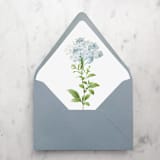 "A7 Envelope Liners Blue Flowers (set of 10)" - Envelope Liners in blue by Design by Laney