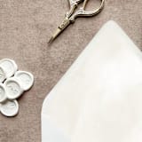 "Ivory Cream Watercolor Envelope Liner | Set of 10 | For 5x7” Invitations" - Envelope Liners in white by Cotton and Bow