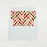 "A7 Envelope Liners Square Flap // Retro Christmas 2 (Set of 25)" - Envelope Liners in multicolorassorted-colors by Clover and Lamb