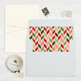 "A7 Envelope Liners Square Flap // Retro Christmas 2 (Set of 25)" - Envelope Liners in multicolorassorted-colors by Clover and Lamb